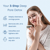 Nefol Deep Clean Combo Skincare Gift Pack - Face Wash, Charcoal Face Mask & Face Scrub Kit (100ml + 50gm + 50gm) - Nefol